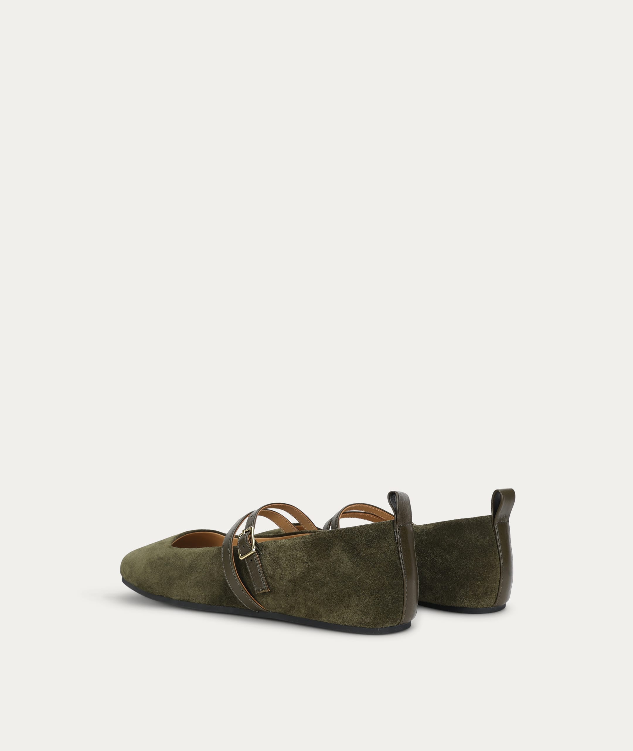 Diomedes Flat - Kale Suede