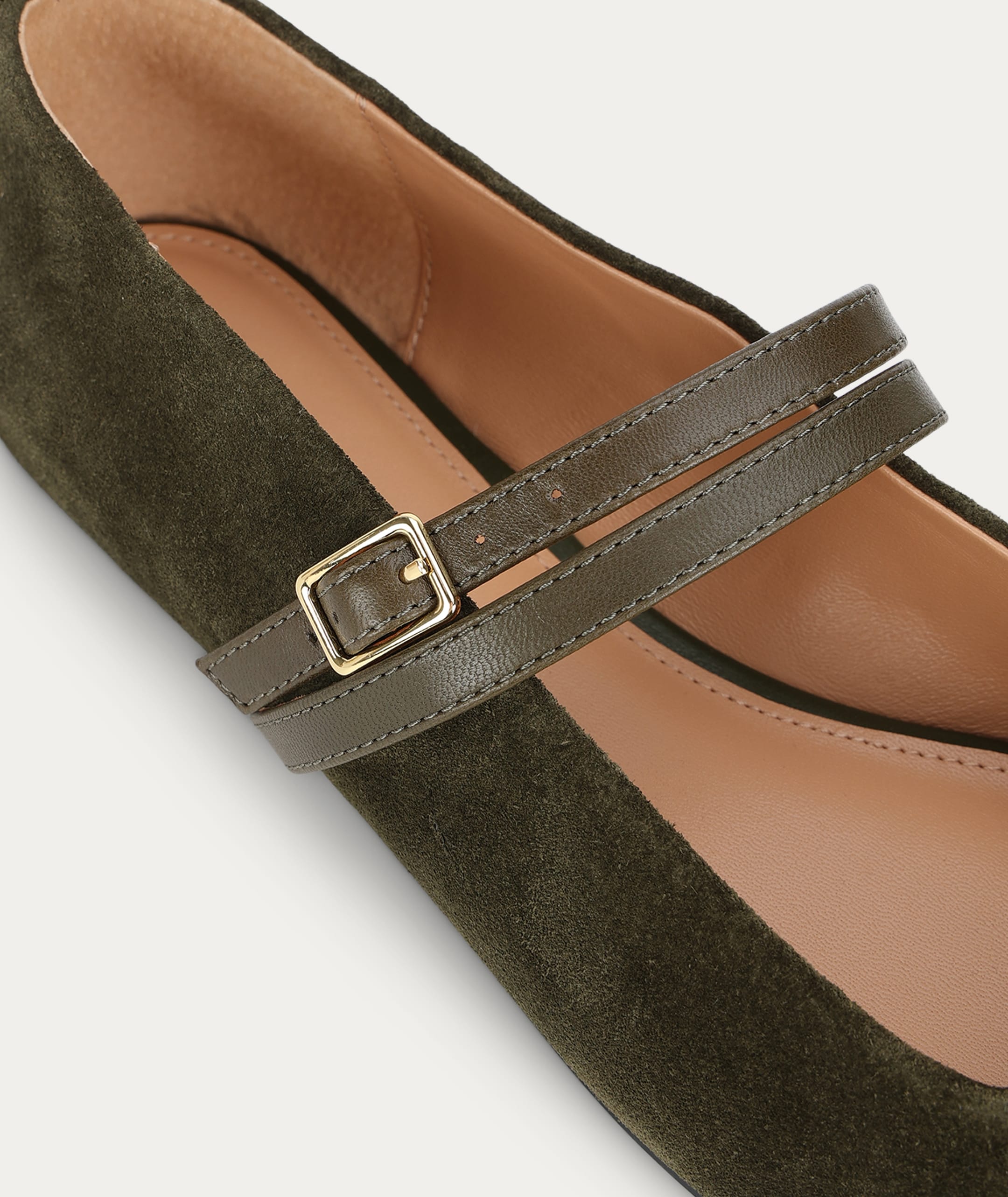 Diomedes Flat - Kale Suede