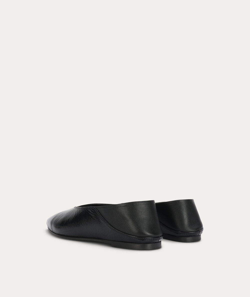 Epona Flat - Black Patent