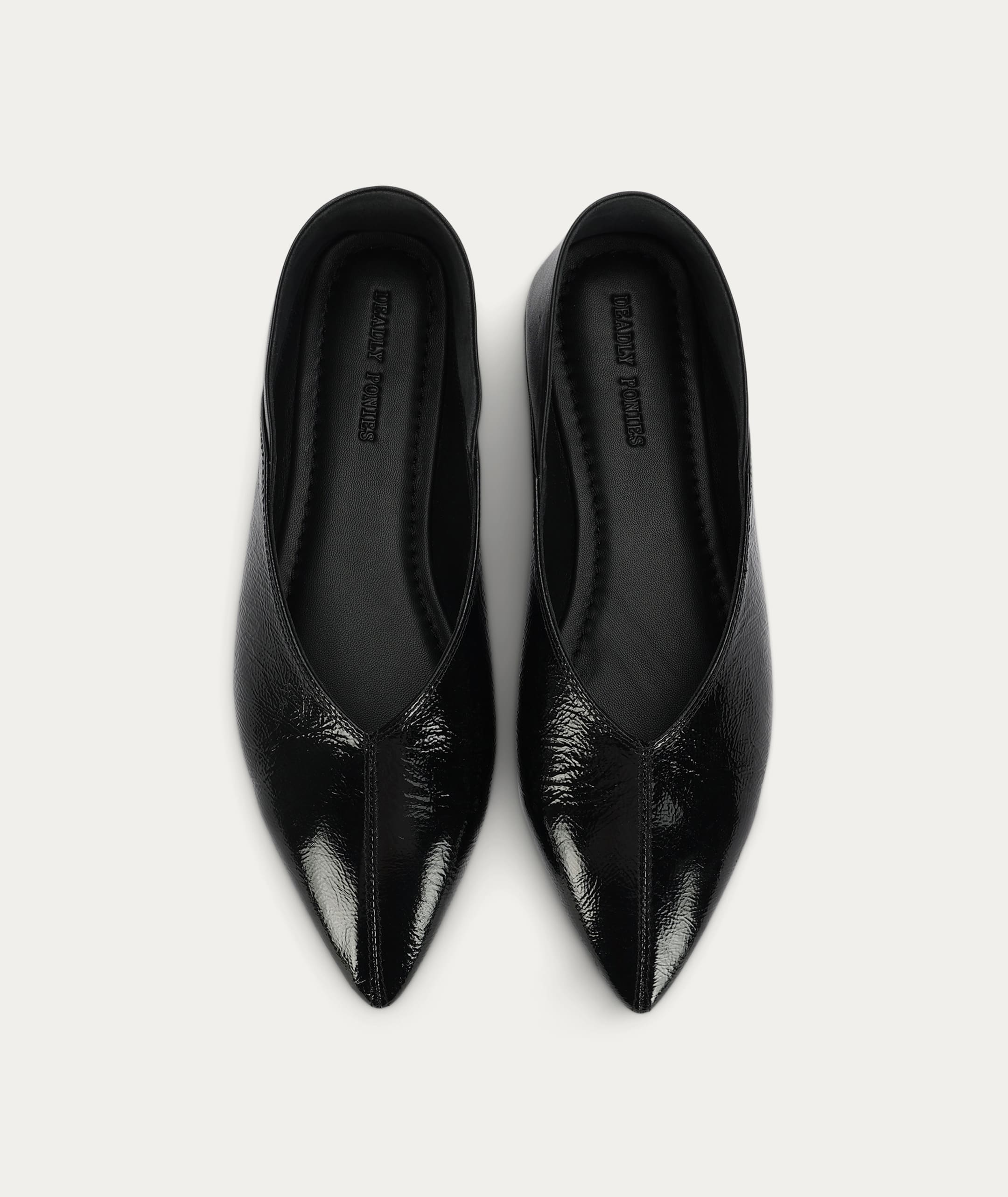 Epona Flat - Black Patent