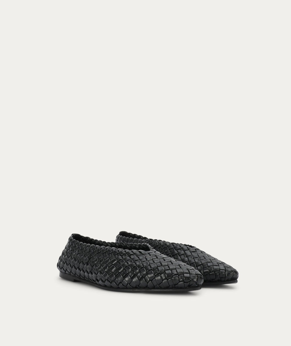 Epona Flat - Black Woven