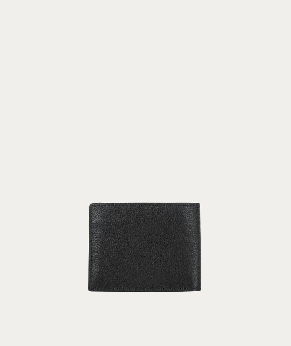 Flip Wallet - Black/Brass