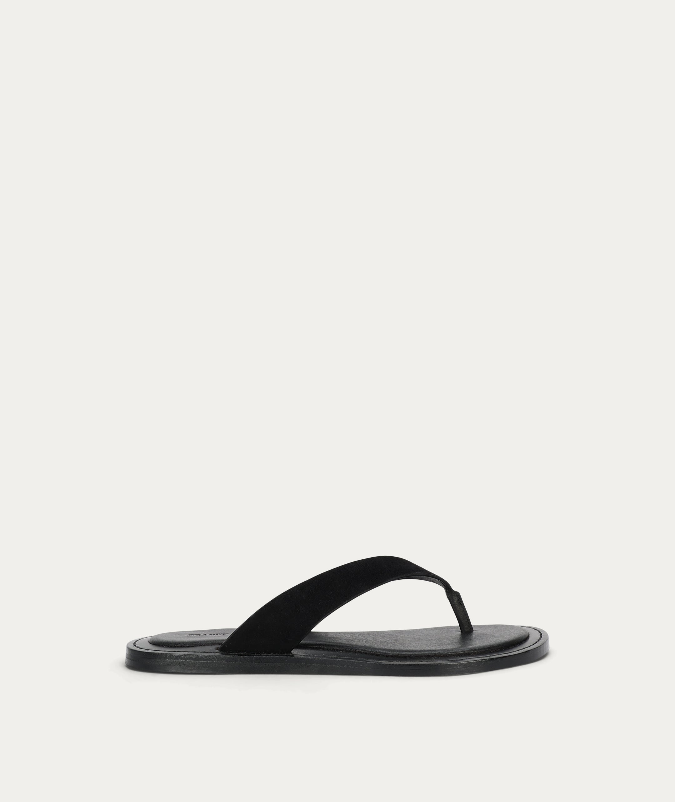 Helios Sandal - Black Suede