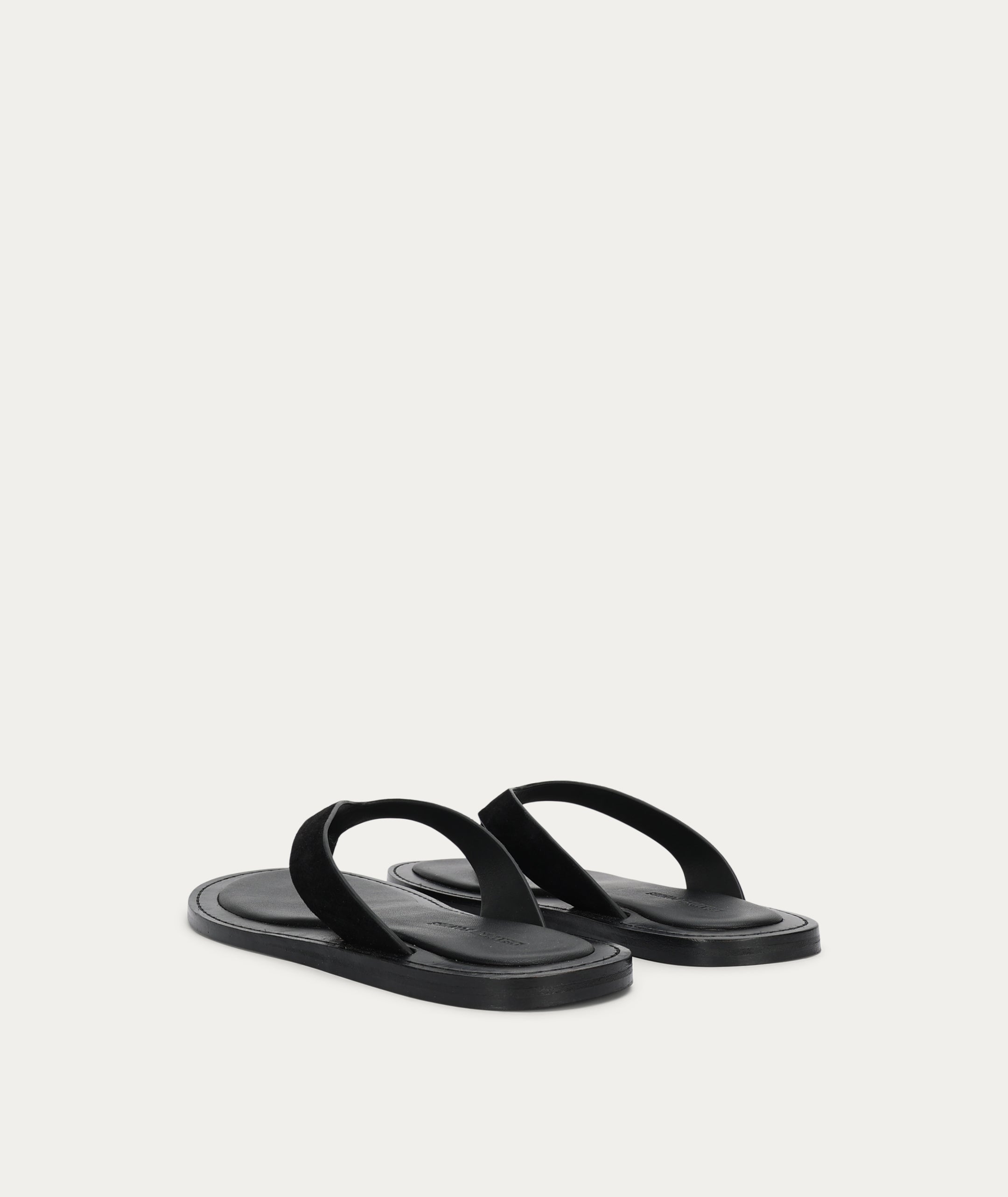 Helios Sandal - Black Suede