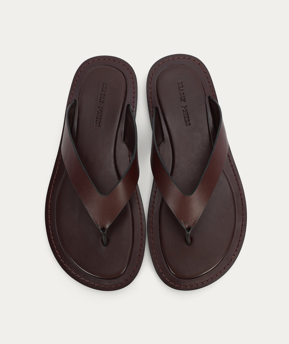 Helios Sandal - Dark Cherry