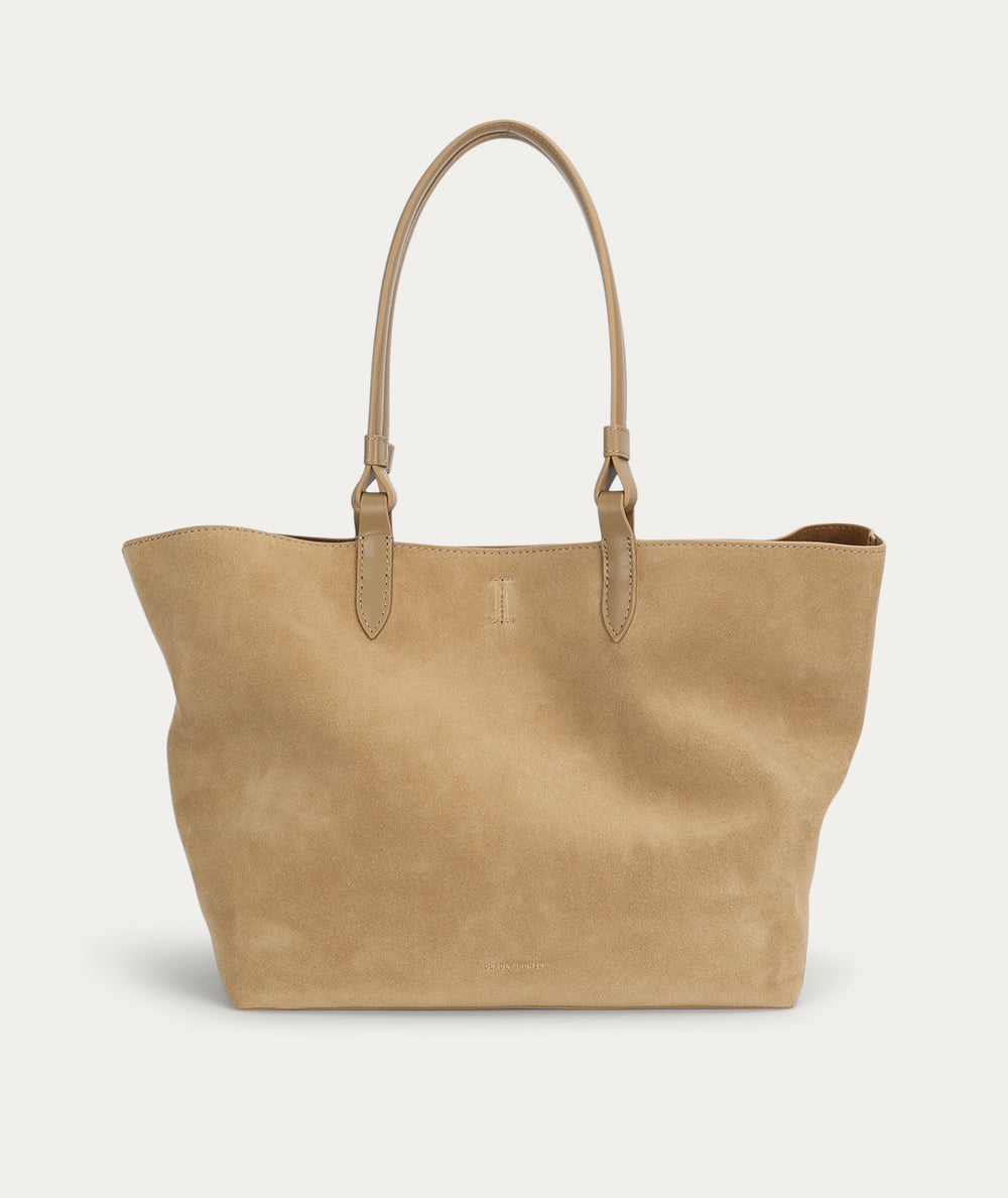 Large Bandit Tote - Oat Suede