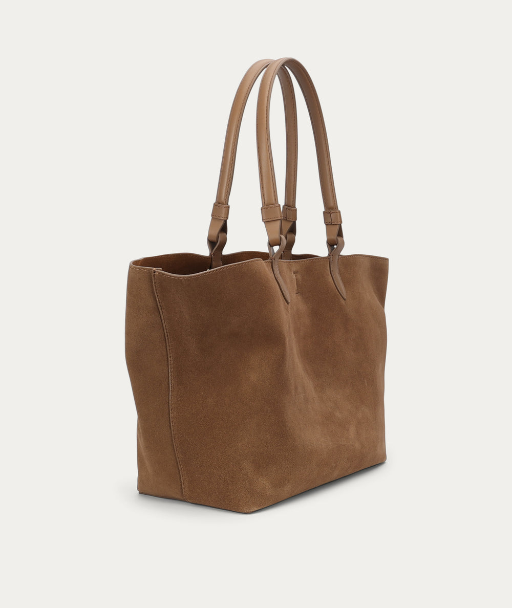 Large Bandit Tote - Hazel Suede