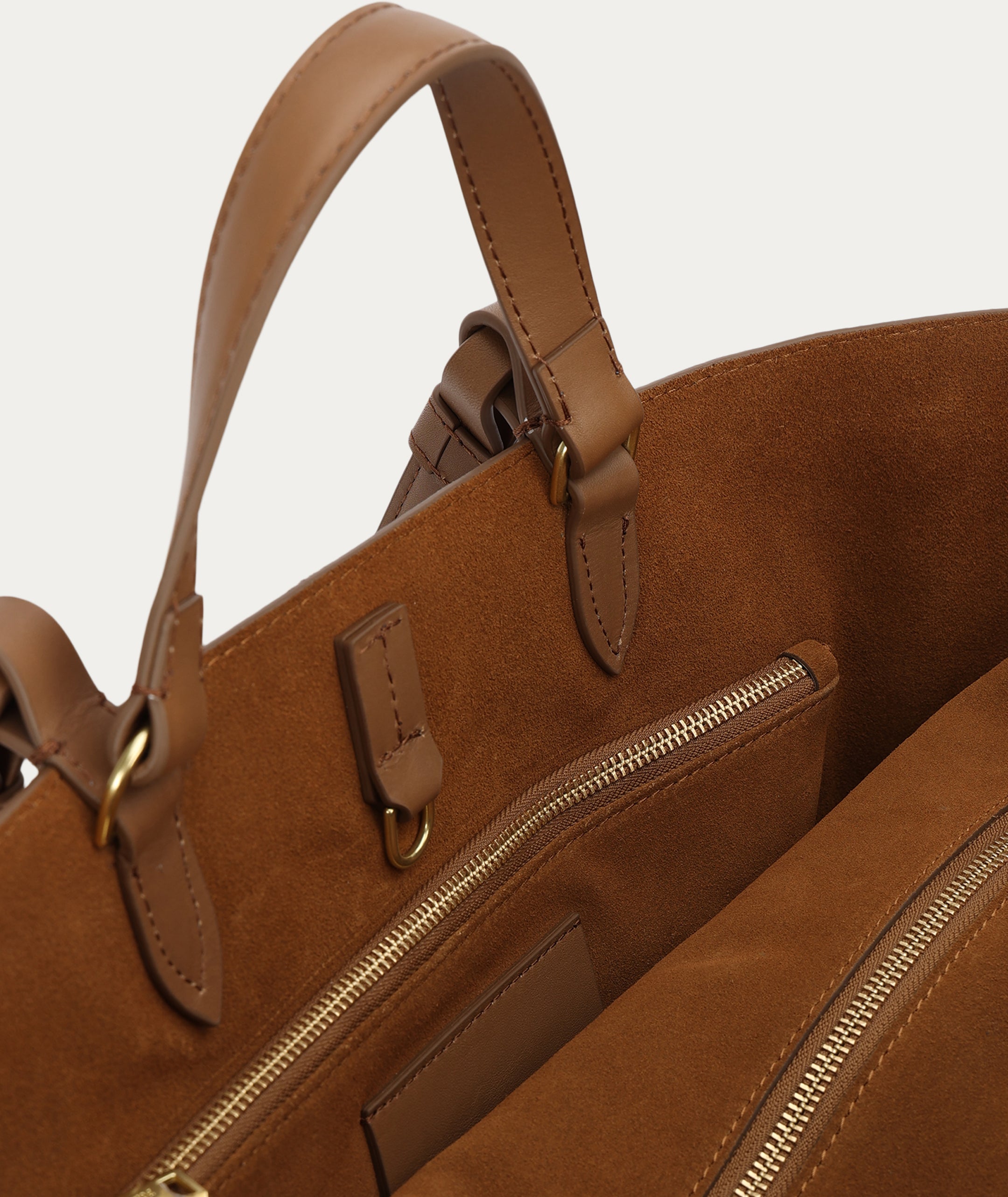 Large Bandit Tote - Hazel Suede