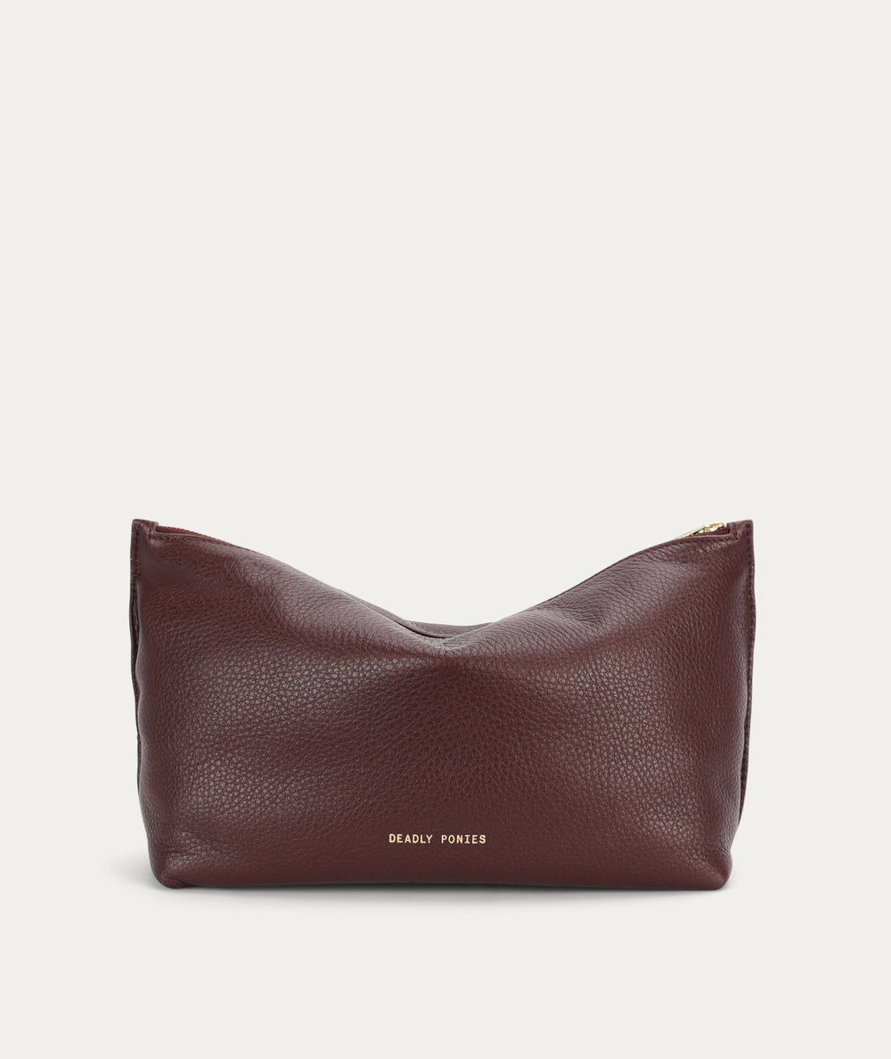 Large Poucher - Dark Cherry