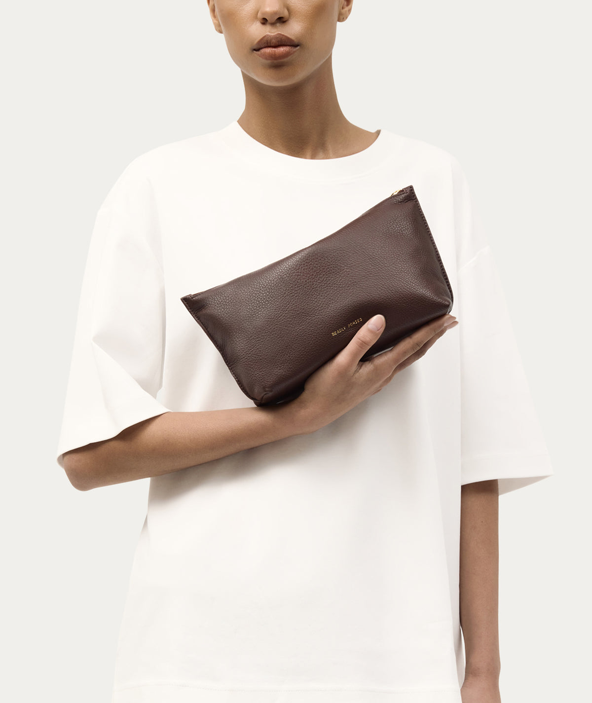 Large Poucher - Dark Cherry