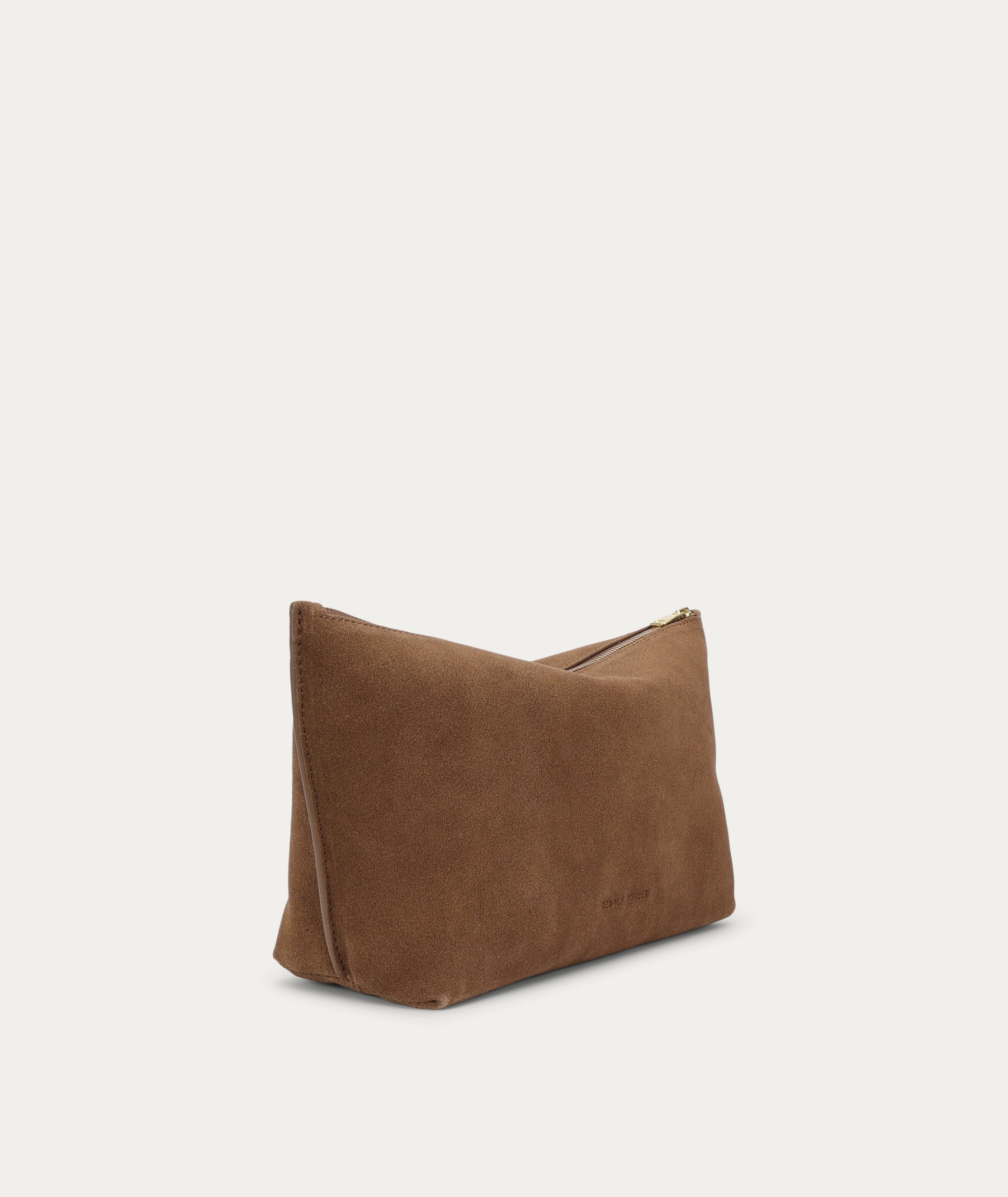 Large Poucher - Hazel Suede