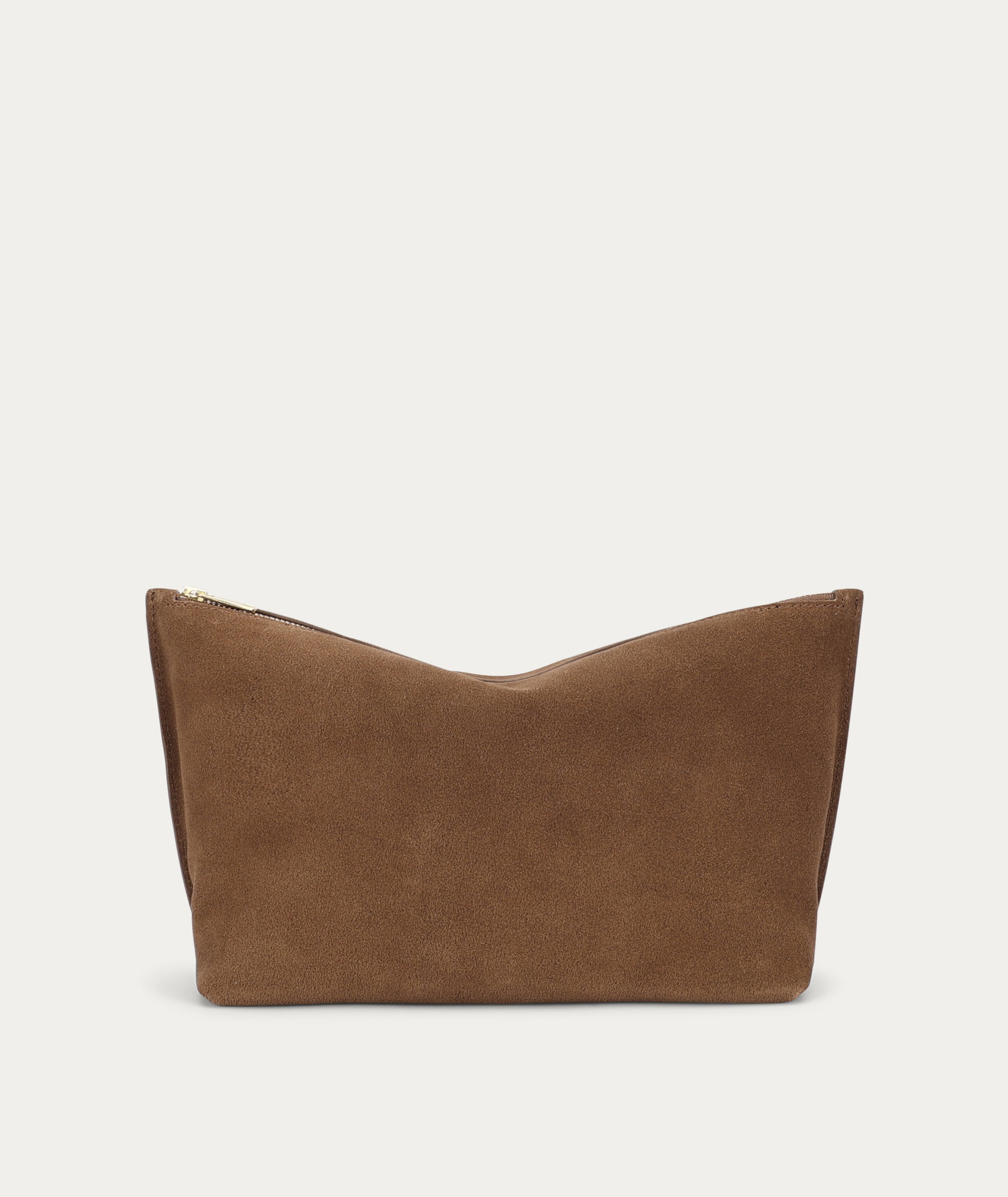 Large Poucher - Hazel Suede