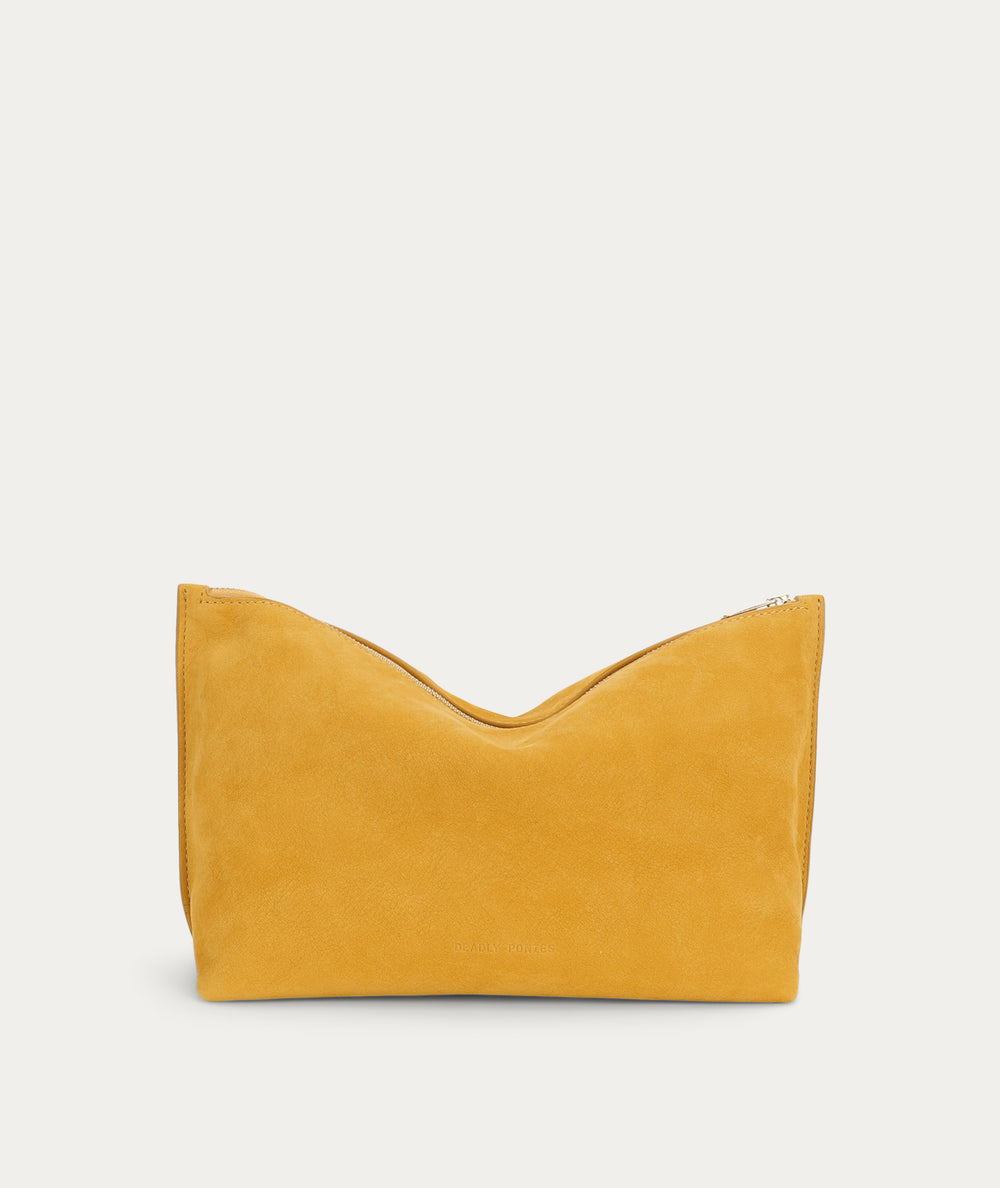 Large Poucher - Sunflower Nubuck