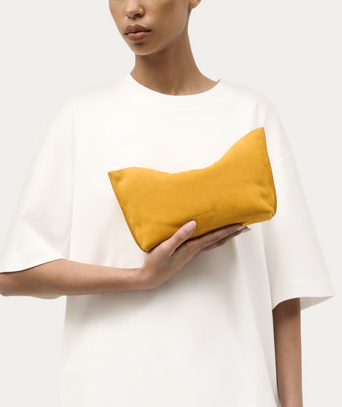 Large Poucher - Sunflower Nubuck
