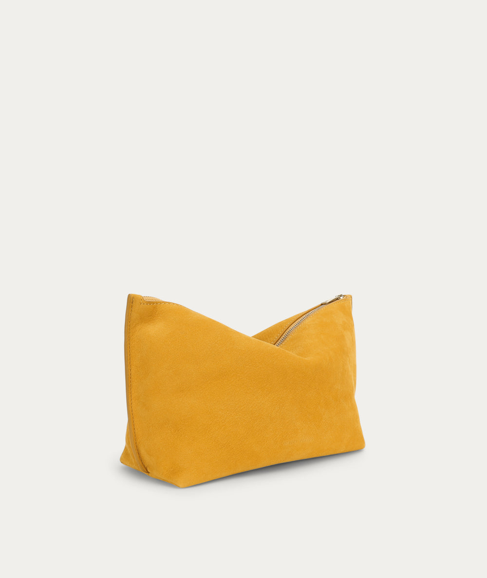 Large Poucher - Sunflower Nubuck