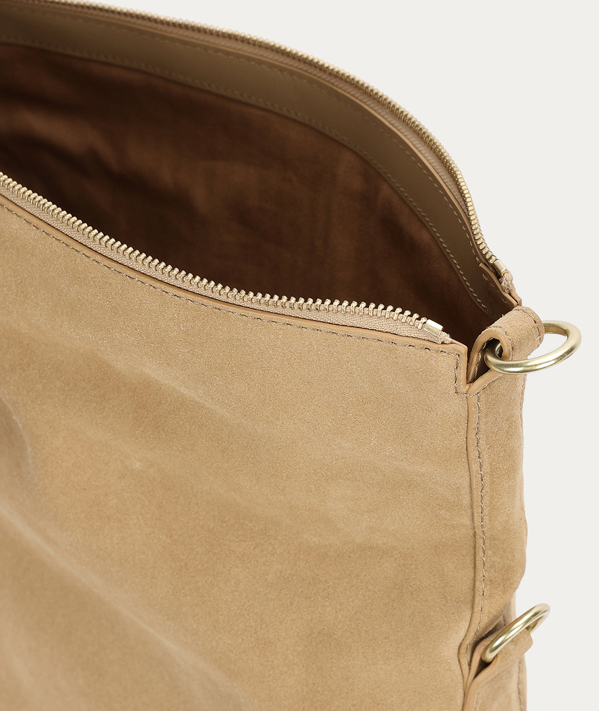 Leopard Hobo - Oat Suede