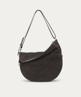 Leopard Hobo - Asphalt Suede