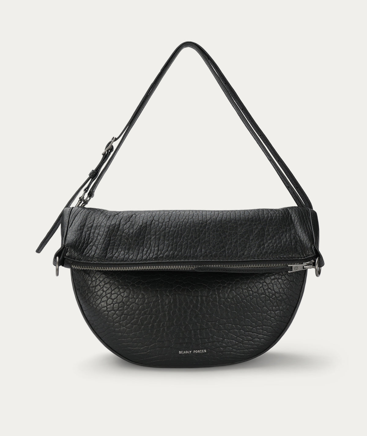 Leopard Hobo - Black Bulle/Brass