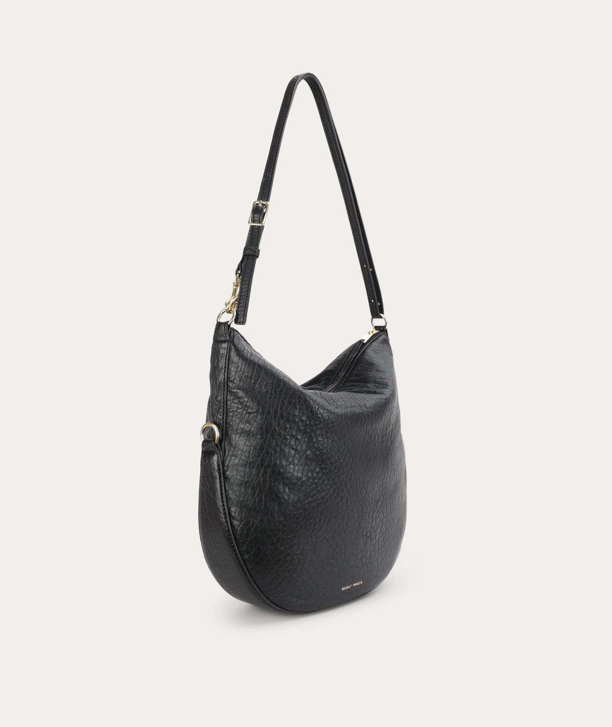 Leopard Hobo - Black Bulle/Brass