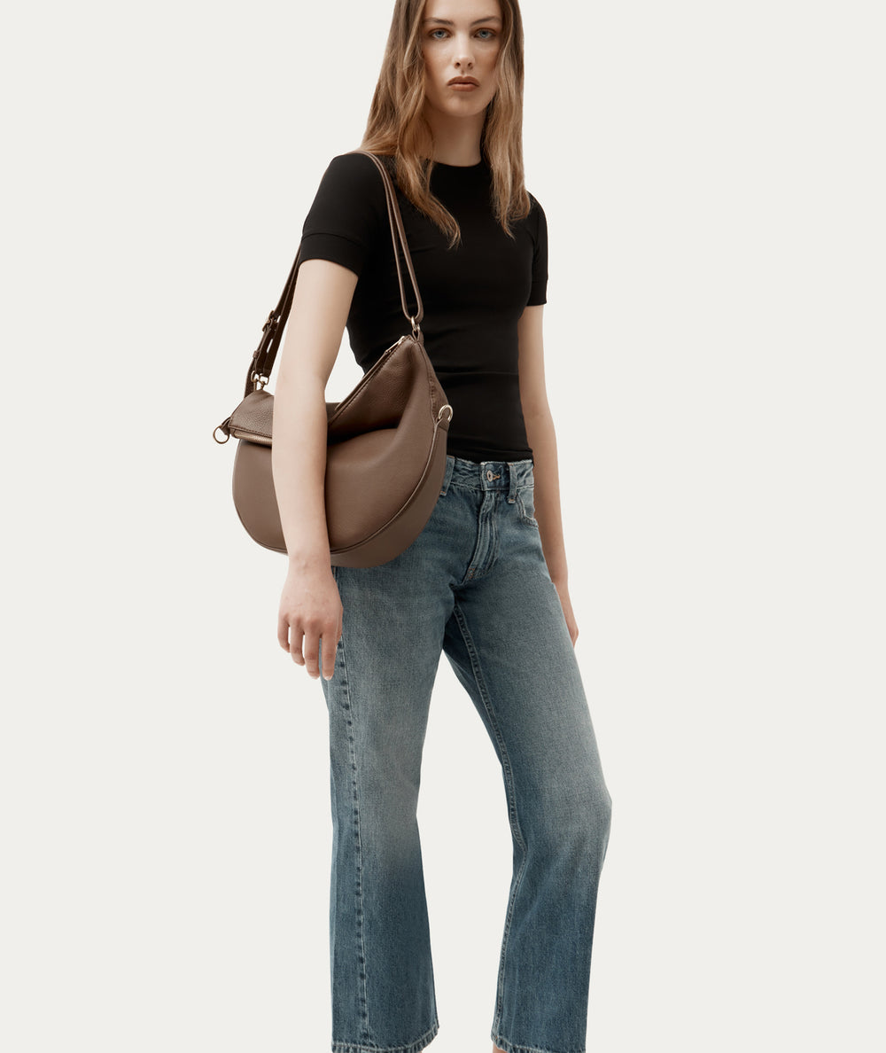 Leopard Hobo - Cocoa