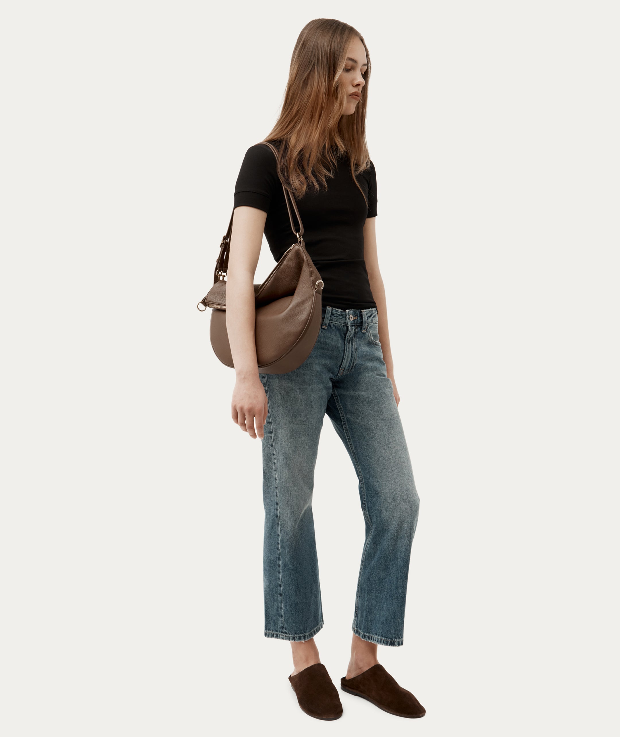 Leopard Hobo - Cocoa