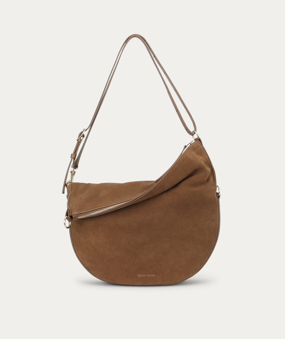 Leopard Hobo - Hazel Suede
