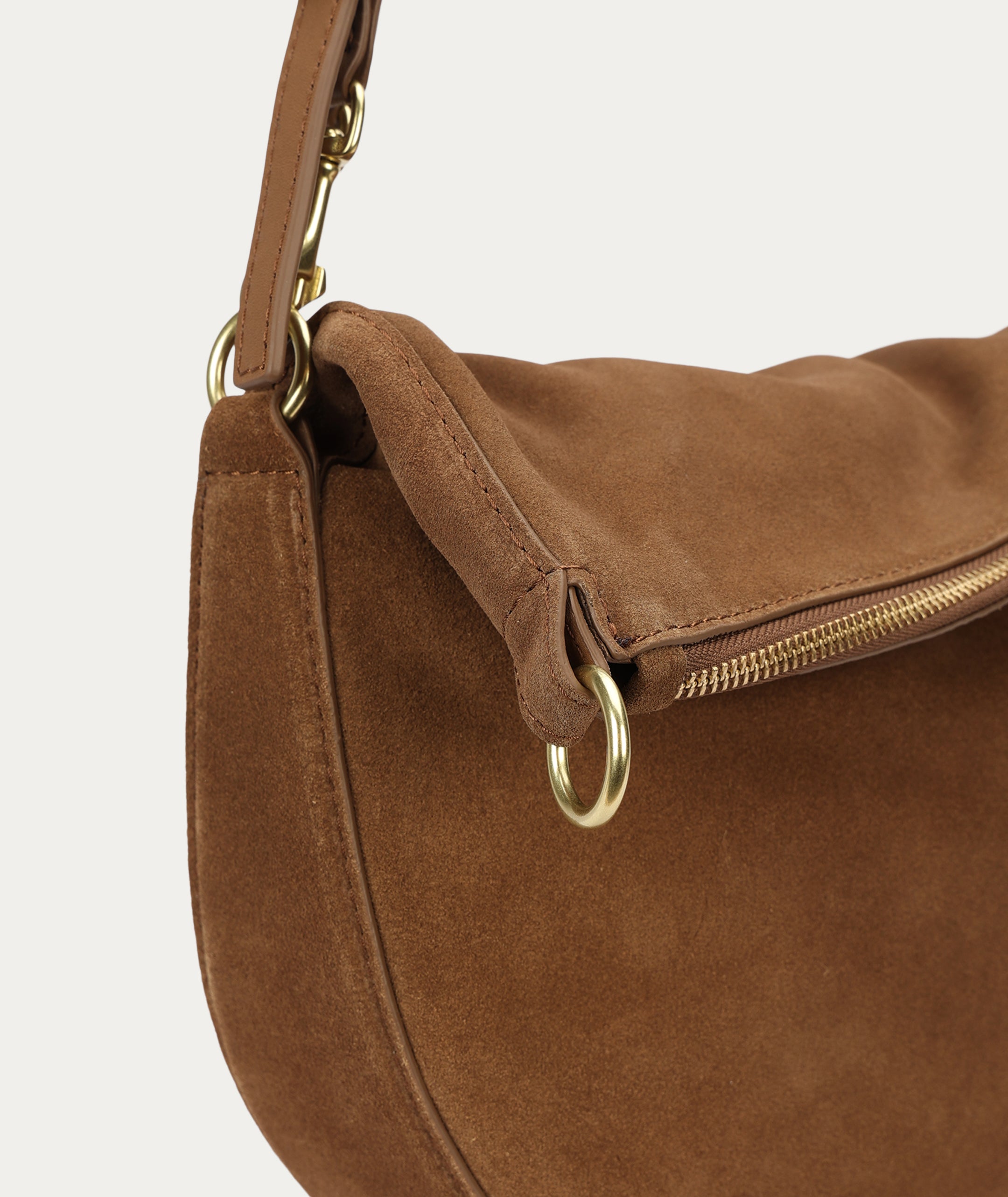 Leopard Hobo - Hazel Suede