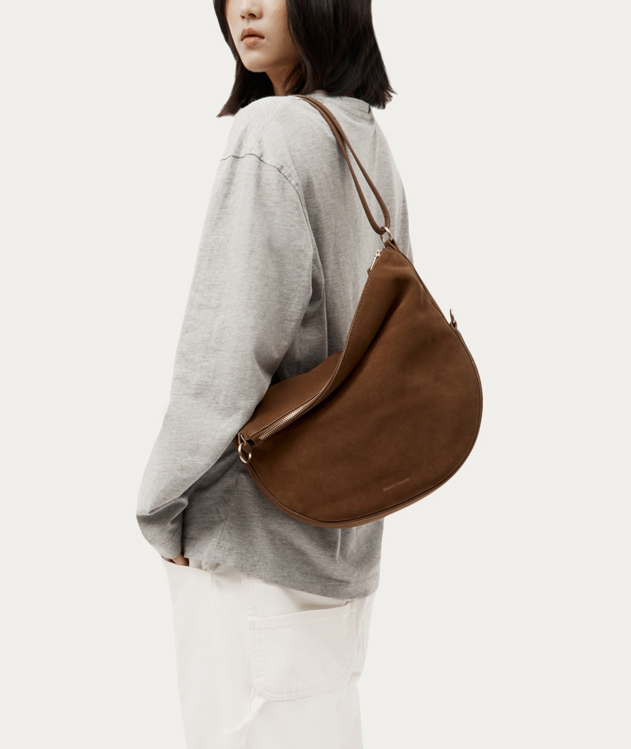 Leopard Hobo - Hazel Suede