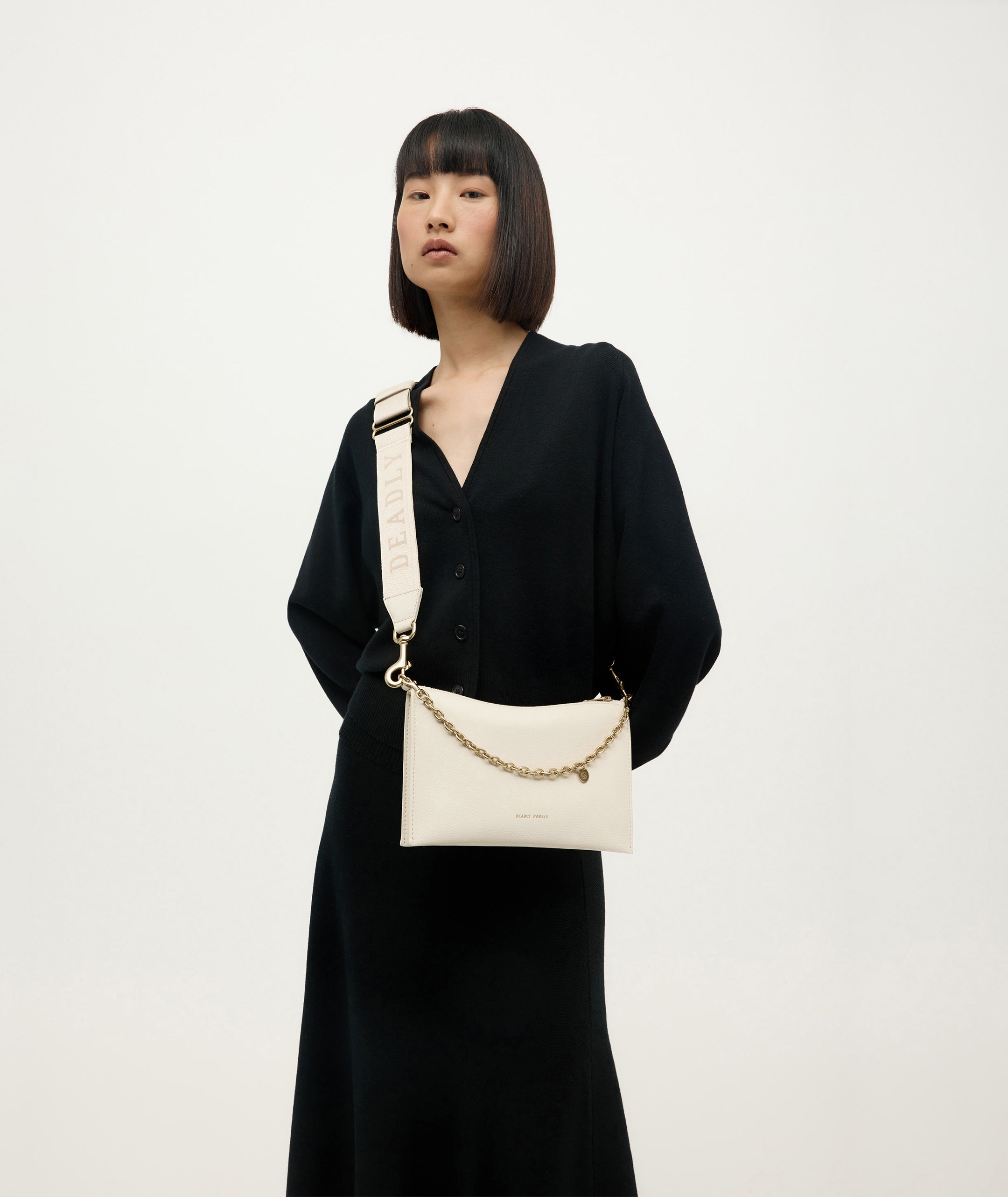 Logomania Strap - Milk