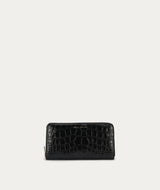 Maxi Wallet - Black Croc