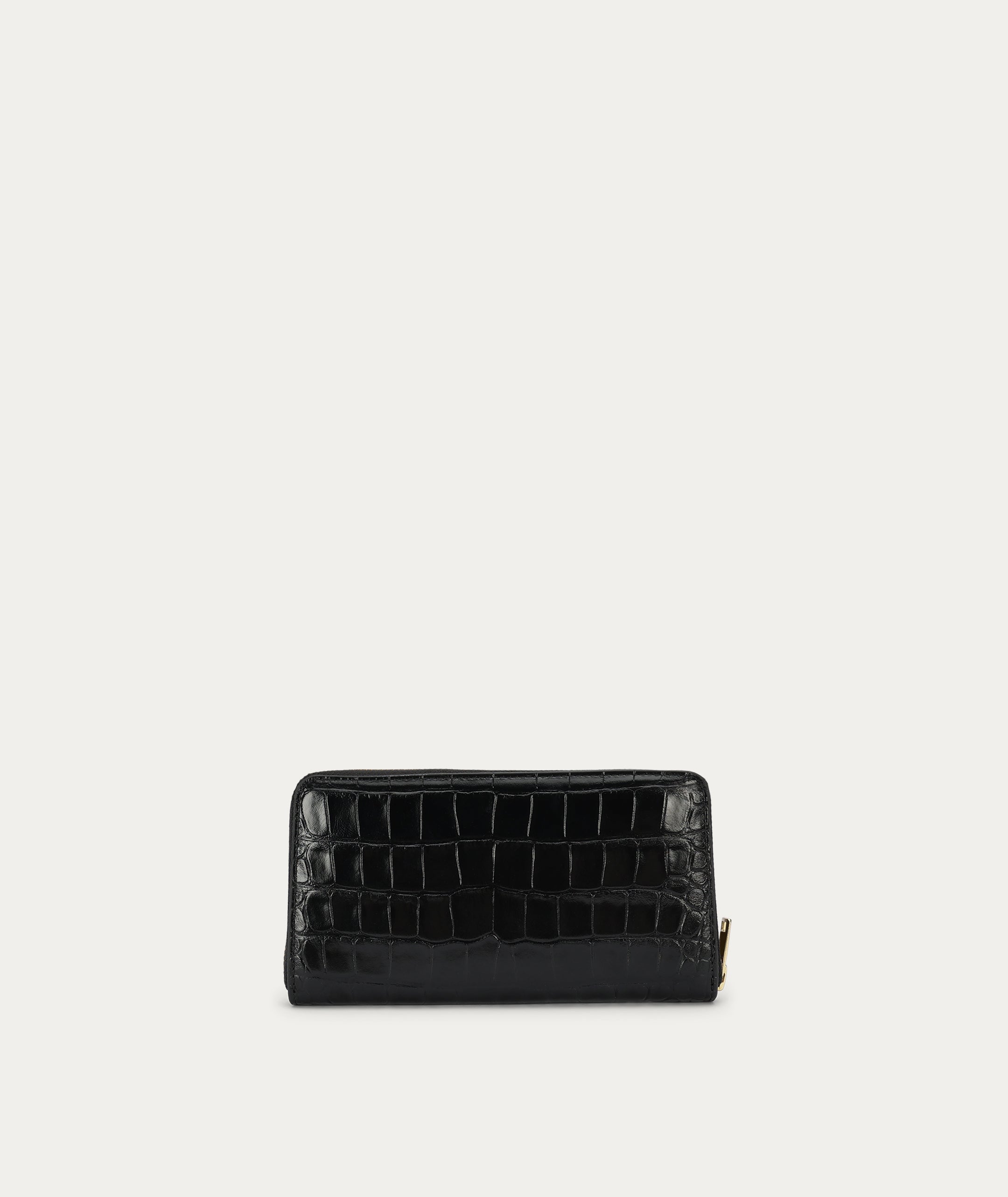 Maxi Wallet - Black Croc