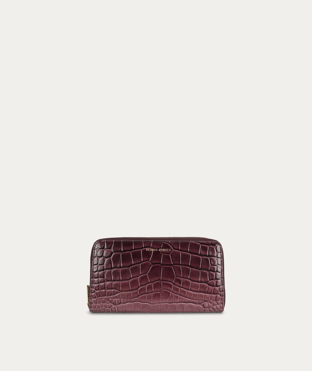 Maxi Wallet - Eclipse Croc
