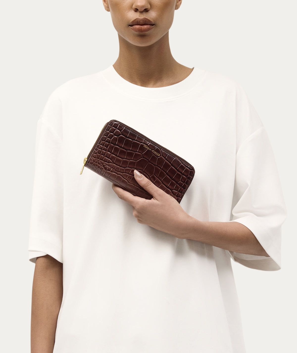 Maxi Wallet - Eclipse Croc