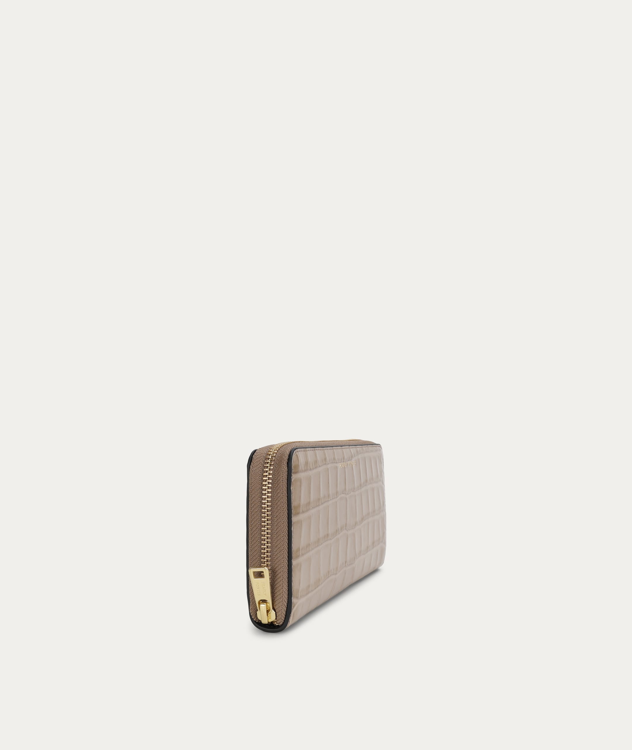 Maxi Wallet - Oat Croc