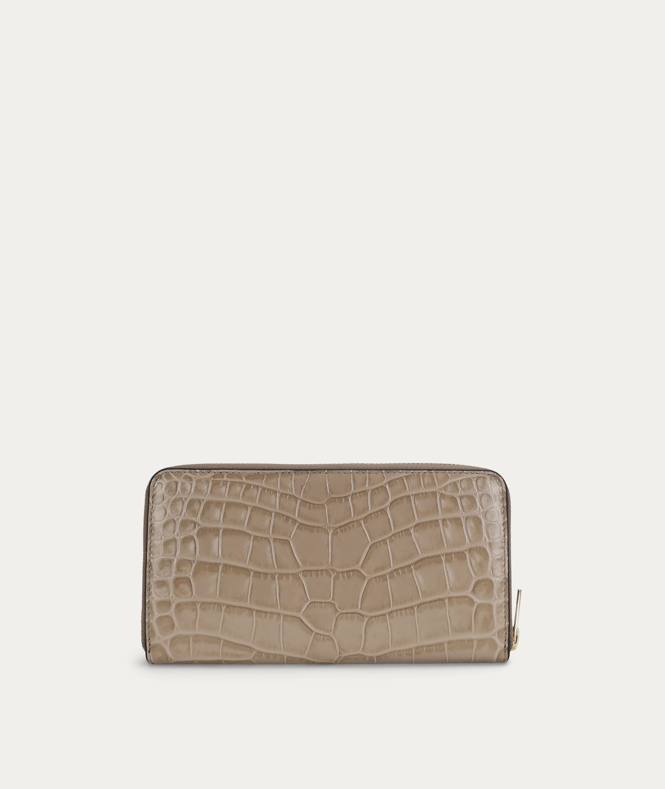 Maxi Wallet - Oat Croc