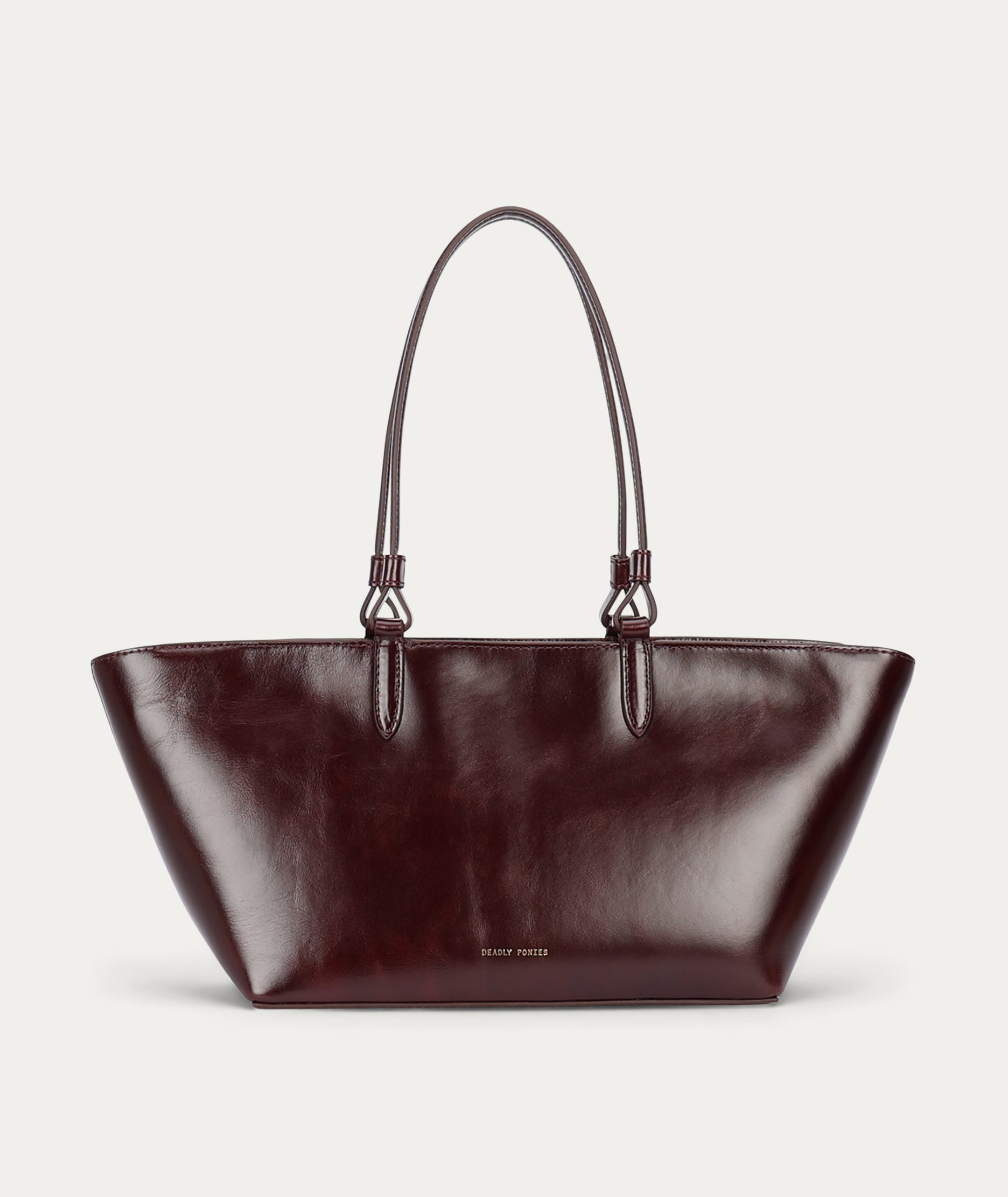 Medium Bandit Tote - Dark Cherry Gloss