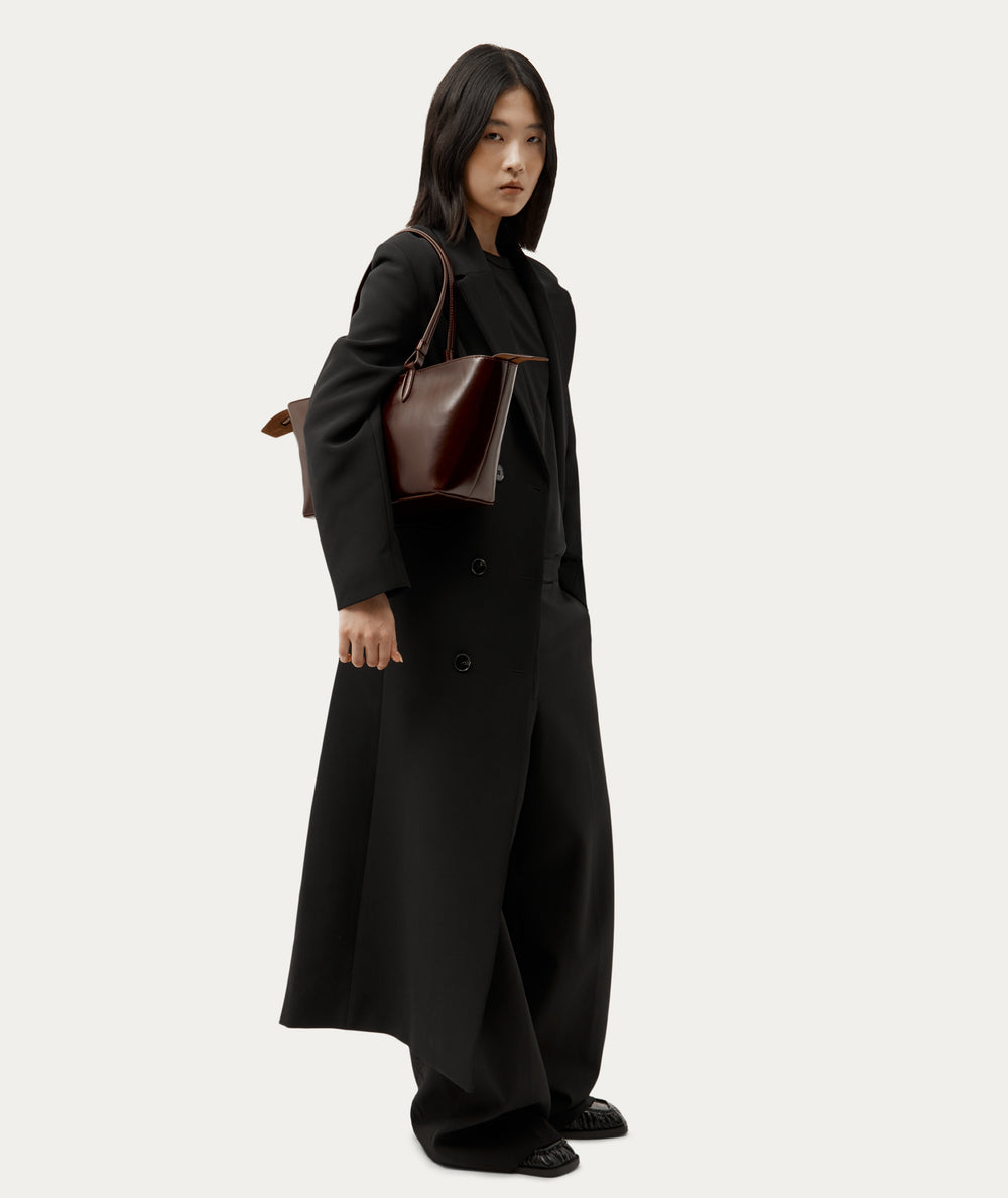 Medium Bandit Tote - Dark Cherry Gloss