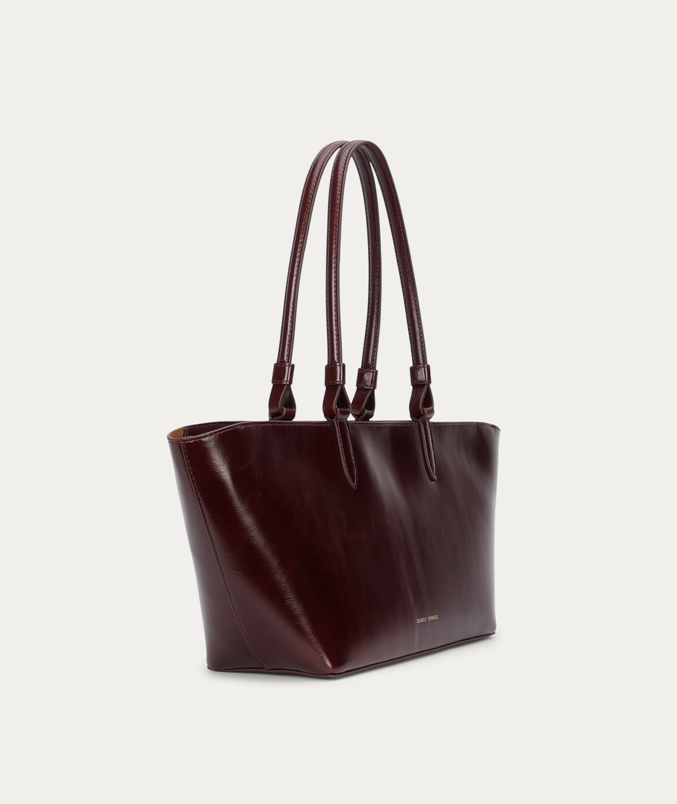Medium Bandit Tote - Dark Cherry Gloss