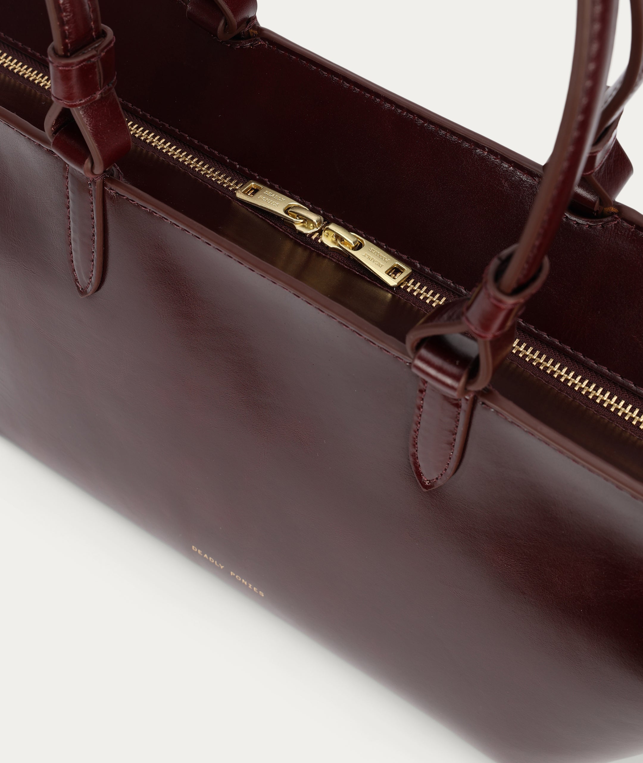 Medium Bandit Tote - Dark Cherry Gloss