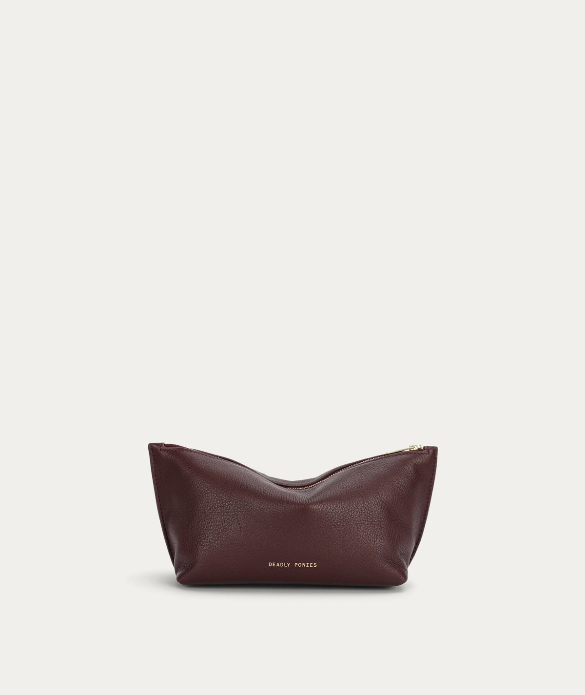 Medium Poucher - Dark Cherry