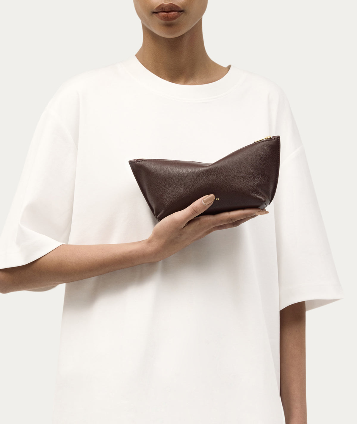 Medium Poucher - Dark Cherry