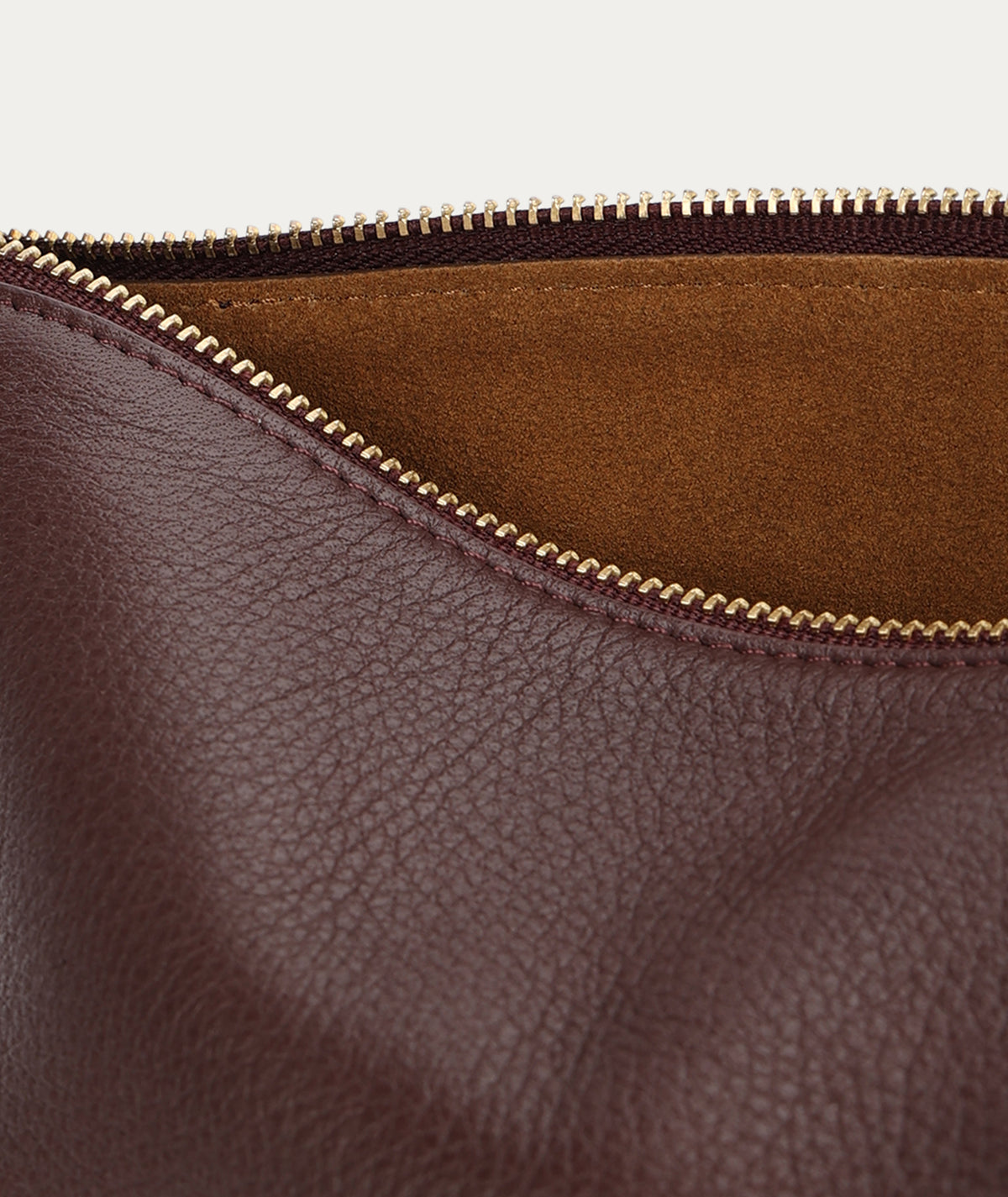 Medium Poucher - Dark Cherry
