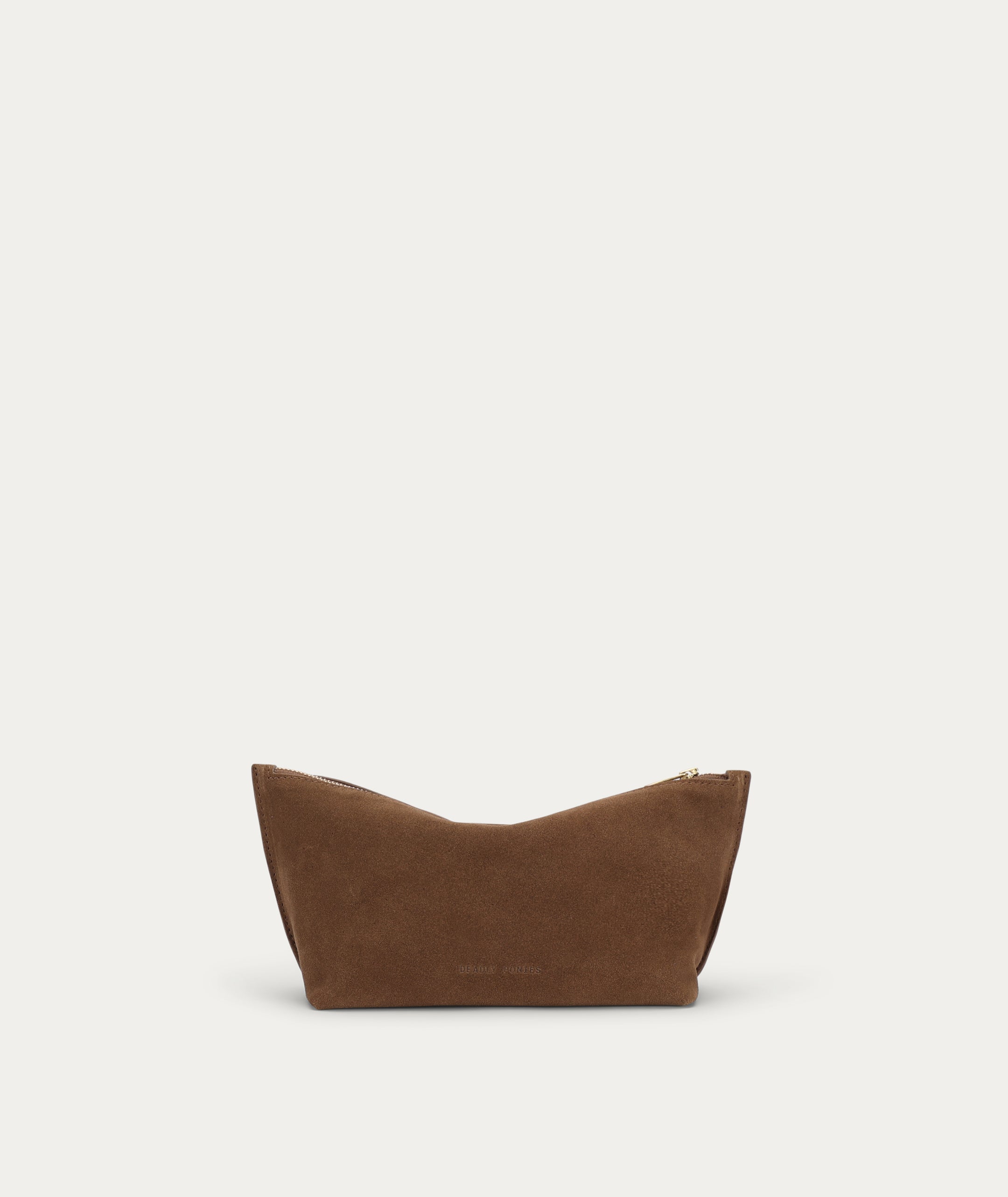 Medium Poucher - Hazel Suede