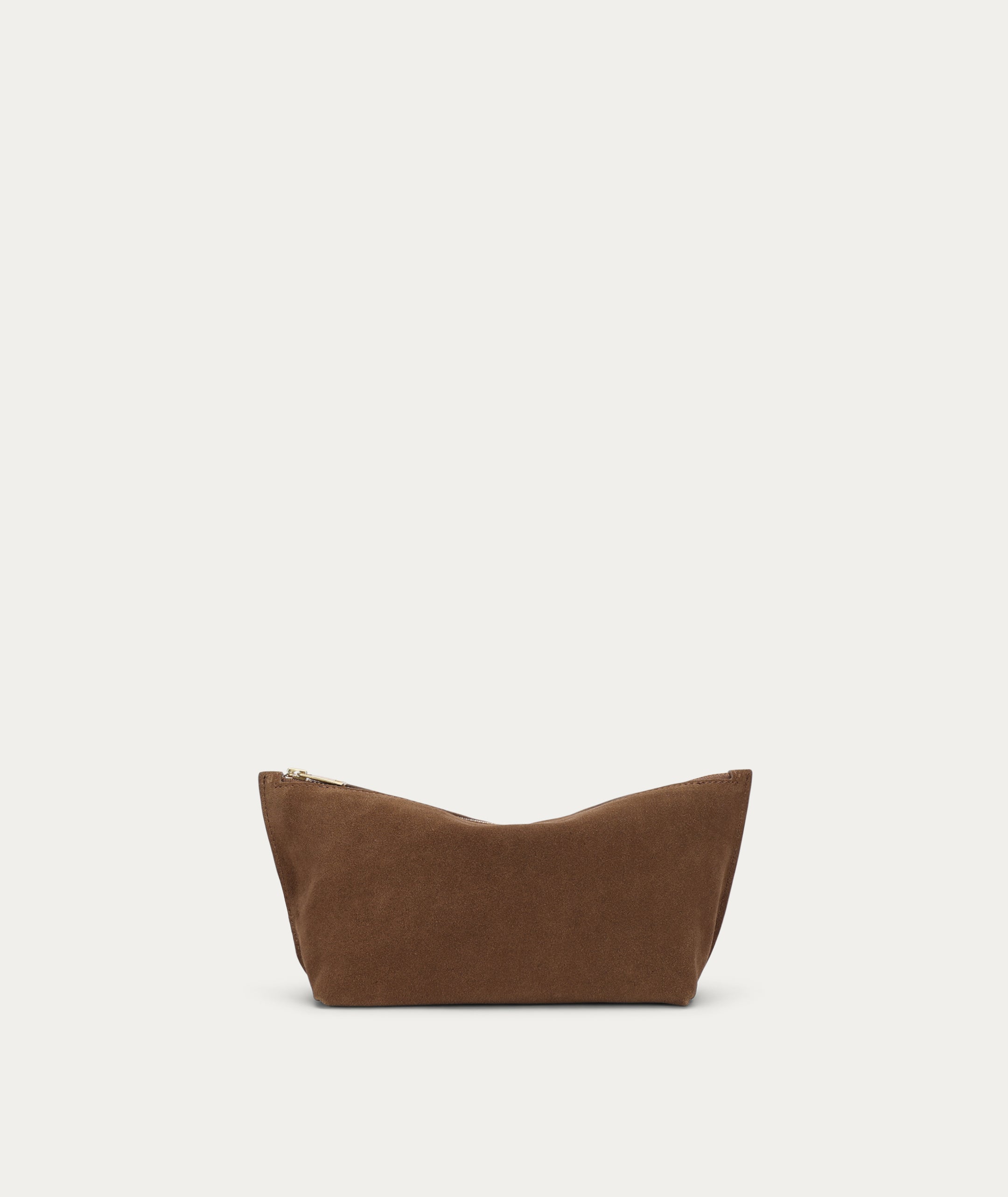 Medium Poucher - Hazel Suede