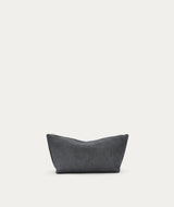 Medium Poucher - Petrol Calf Hair