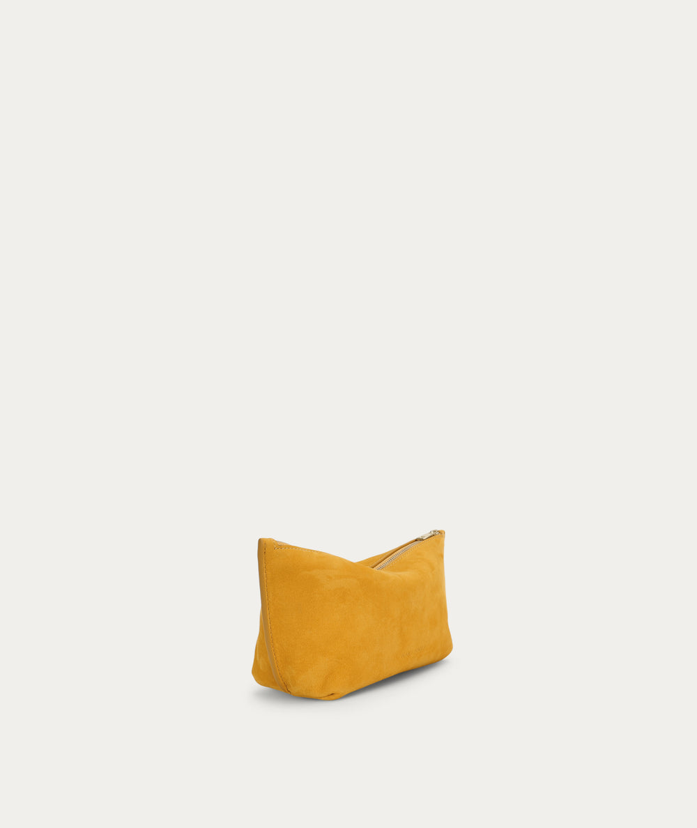 Medium Poucher - Sunflower Nubuck