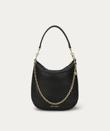 Medium Sling Bag - Black Bulle/Brass