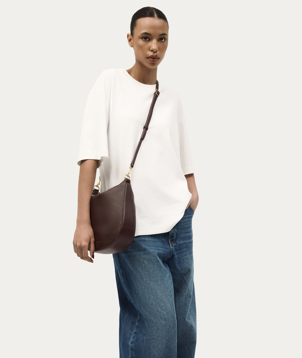 Medium Sling Bag - Dark Cherry