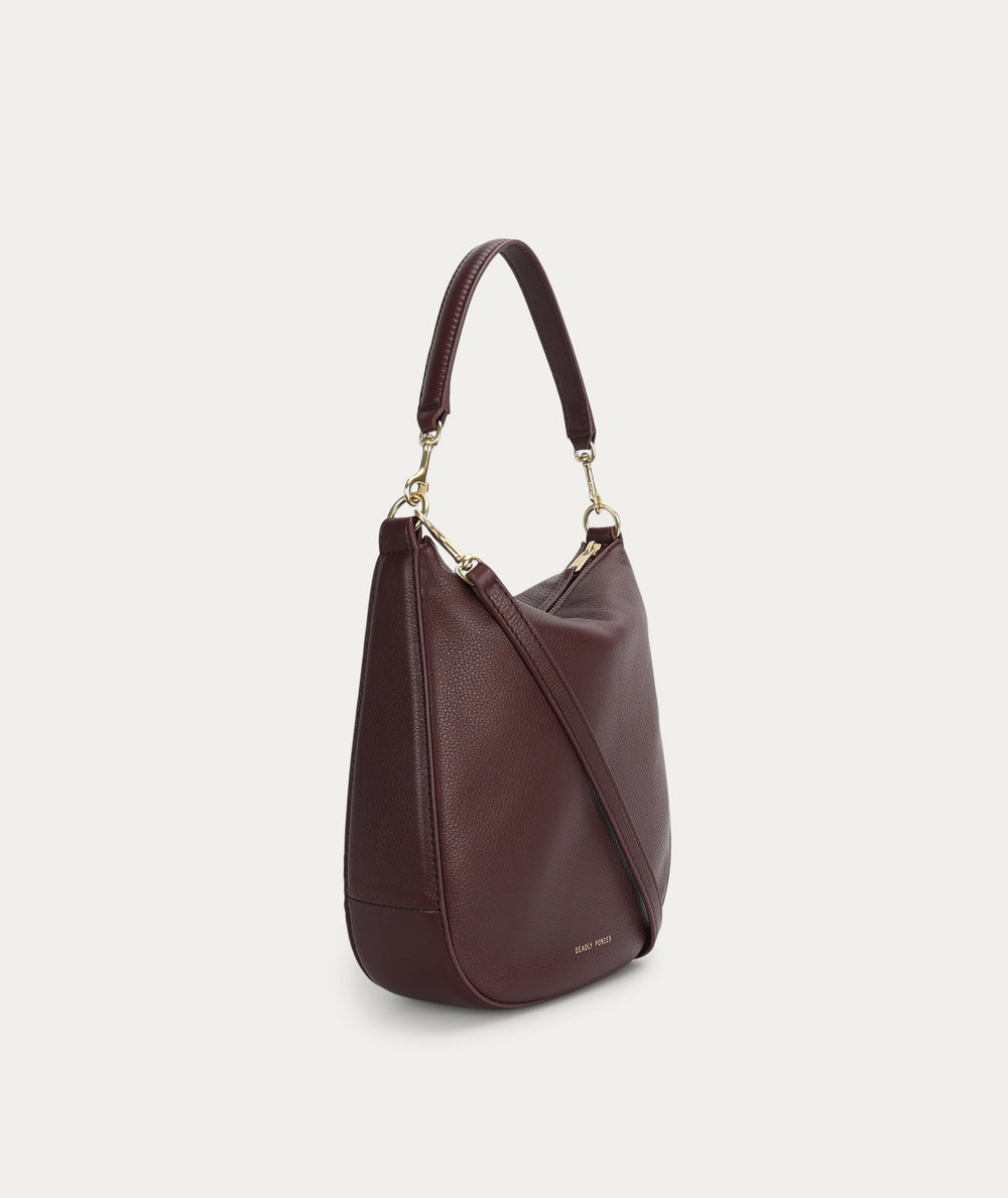 Medium Sling Bag - Dark Cherry