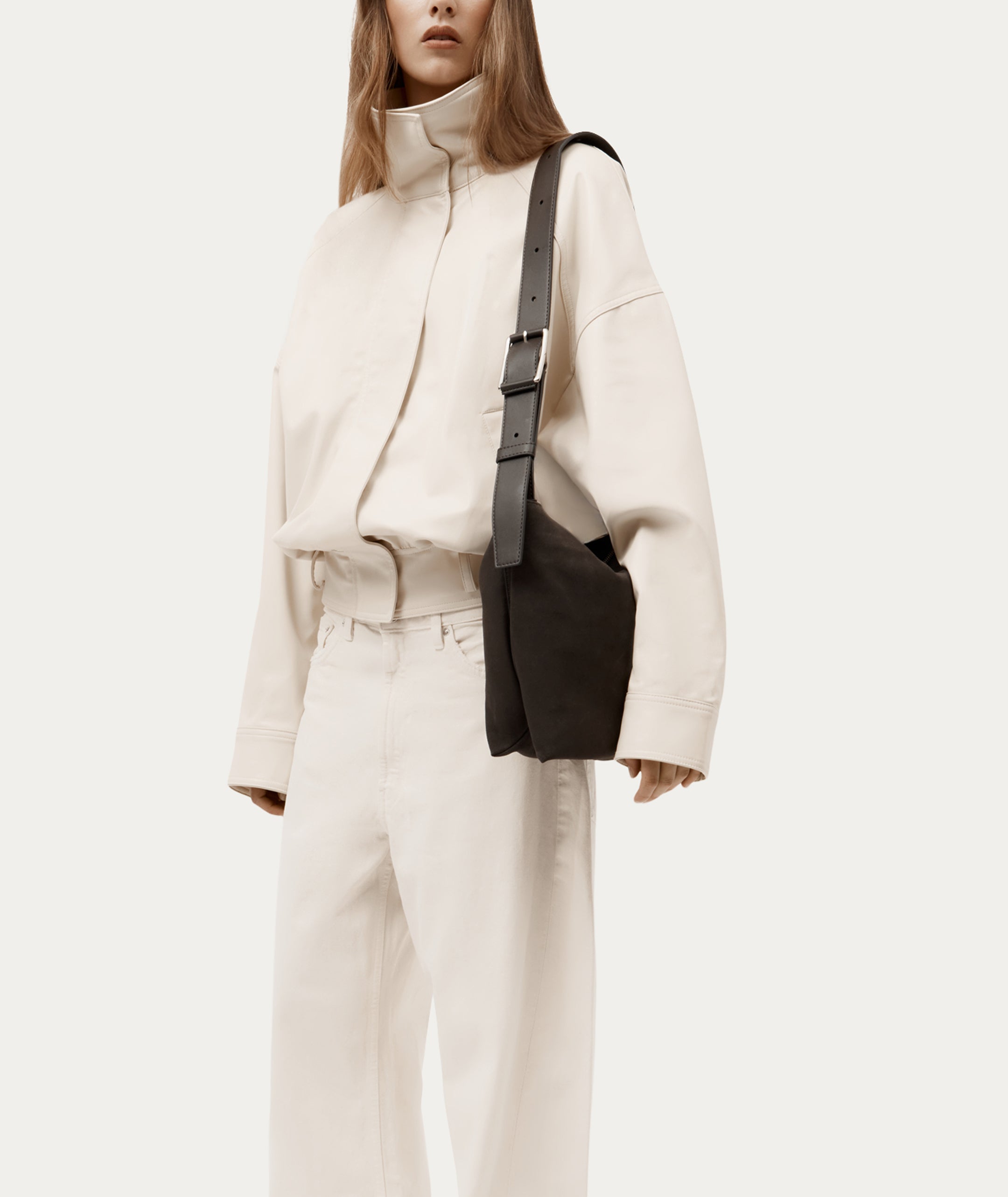 Midimese Bag - Asphalt Suede